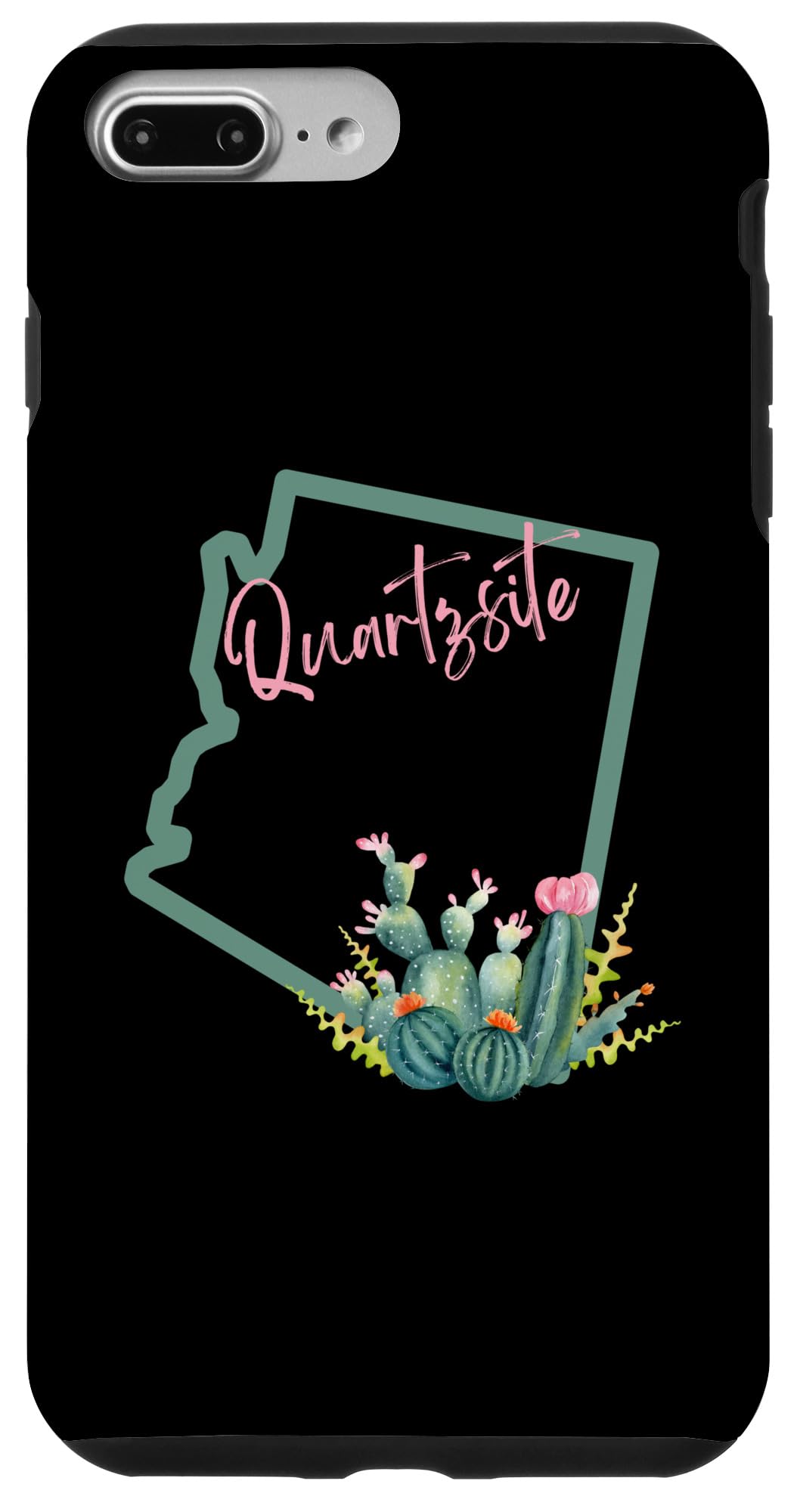 iPhone 7 Plus/8 Plus Quartzsite Arizona Cacti State Cactus Souvenir Case