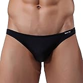 WINDAY Men Briefs Breathable Ice Silk Triangle Bikinis and Briefs D318
