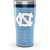 Tervis Traveler North Carolina Tar Heels - MVP Triple Insulated Tumbler Travel Cup Keeps Drinks Cold & Hot, 20oz, Stainless Steel