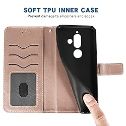FDCWTSH Compatible with Nokia 7 Plus Wallet Case