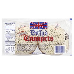 Duffys Crumpets, 12.5 ounce (Pack of 2)