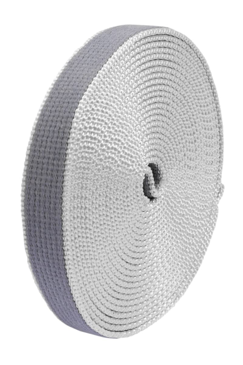 Schellenberg 10283 Strap for Blinds in Cotton, Dark Grey, 22 mm/5.5 m