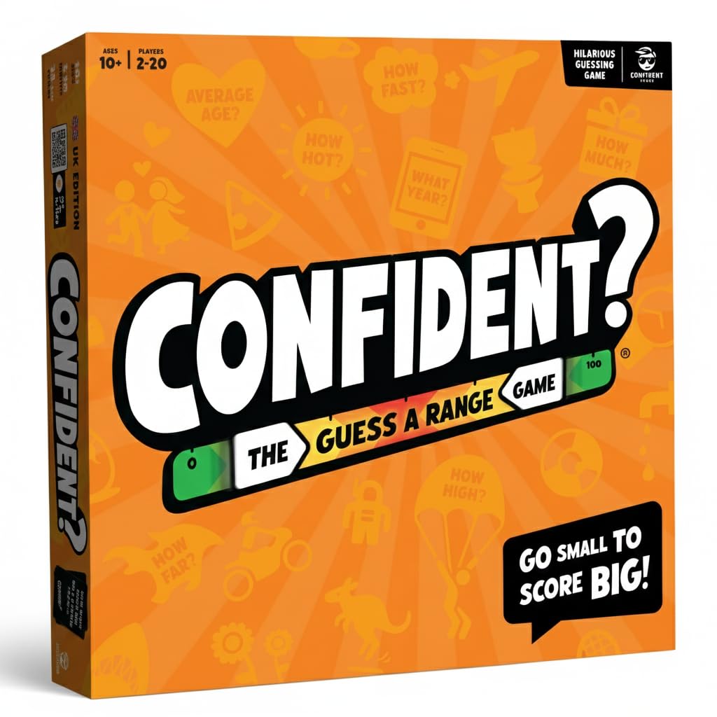 CONFIDENT? Board Game | The Smash Hit Guessing Game | Best Board Game for Families, Adults, Teens, Kids | Award-Winning Trivia Quiz Game with Brilliant Twist | 2-30 players, Ages 10+ — image 1