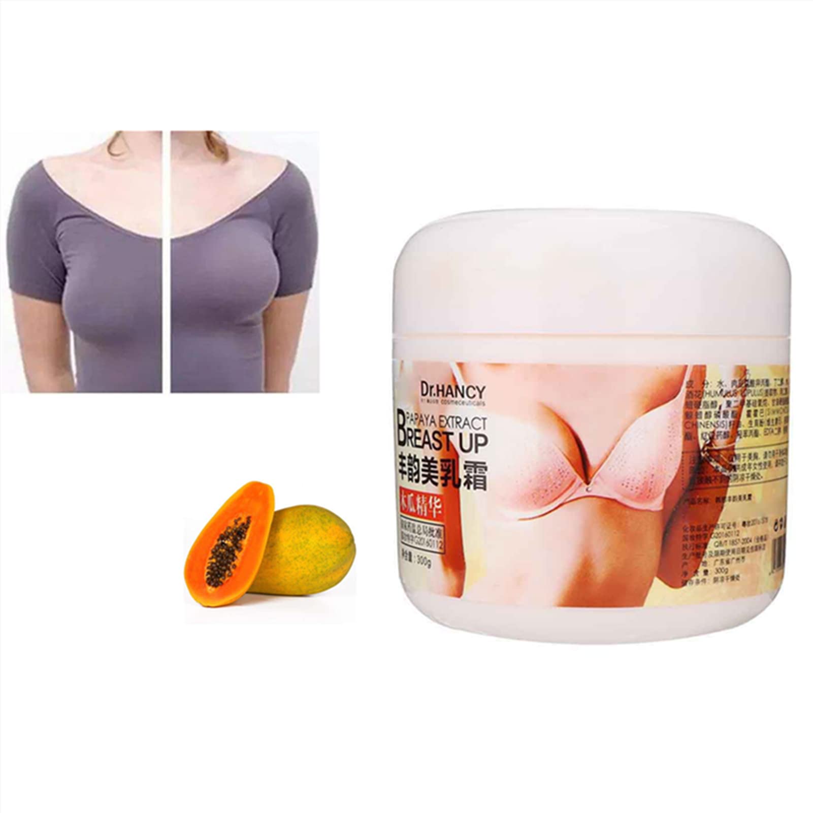 Alucy Breast Enhancement Cream, 300g Natural, Effective Care, Lifting, Breast Augmentation Cream