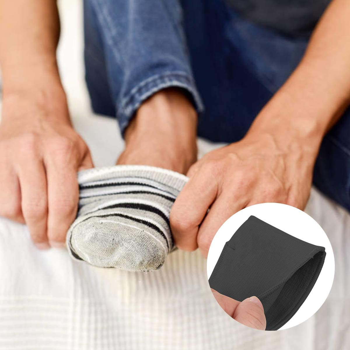 Metatarsal Sleeve Pads,Ball of Foot Cushions with Soft Gel,Fabric Forefoot Compression Socks,Half Bunion Sleeves Great for Mortons Neuroma,Metatarsal and Forefoot Pain Relief,for Men and Women.: Health & Personal Care