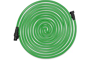 75FT Garden Hose, FILDANCO Strongest Garden Hose with Triple Layer Latex Core & Latest Improved Extra Strength Fabric Protection for All Your Watering Needs Improved Design, Green