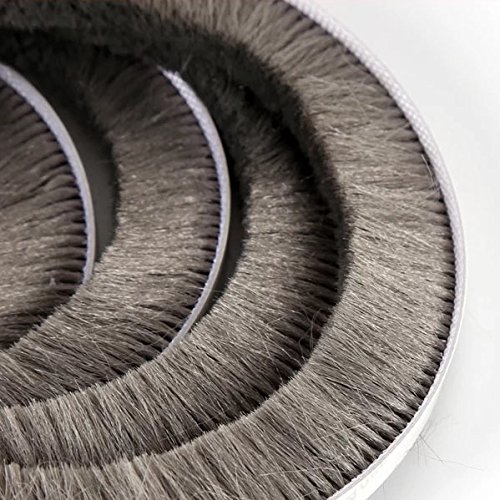 T&B 98.4 Inch Self-Adhesive Pile Weatherstrip for Windows & Doors 3/8-Inch x 3/8-Inch x 8.3 ft, (2.5m, Grey) - Thumbnail 2