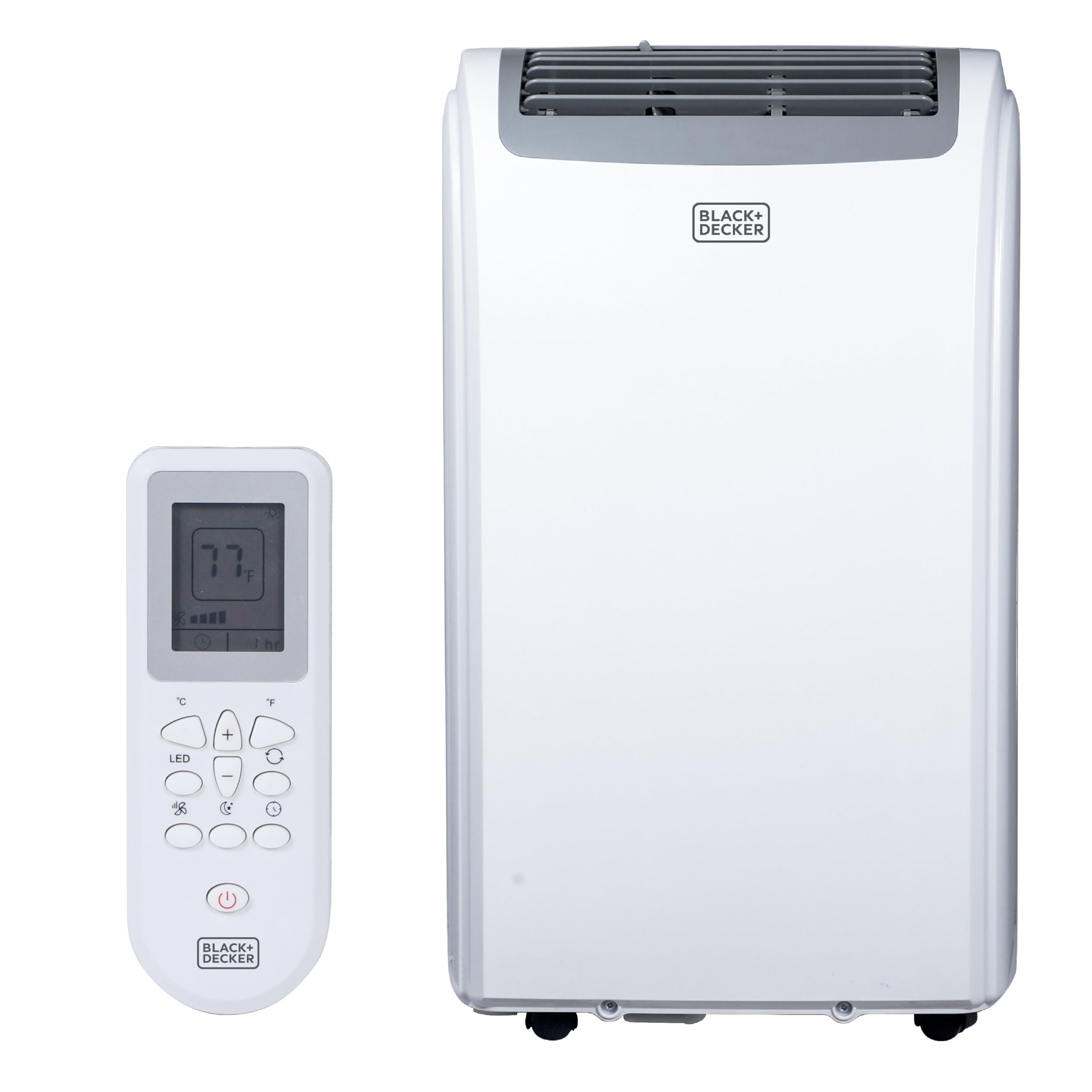 Photo 1 of **Factory seal****Factory seal**BLACK+DECKER 14,000 BTU Portable Air Conditioner, 3-in-1 AC, Dehumidifier and Fan, Portable AC Unit with Remote Control, Auto Evaporation, 3 Speeds, Window Kit Included, White, BPP10WTB