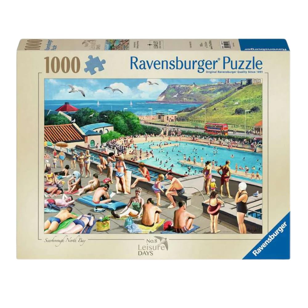 Ravensburger Leisure Days No.8 Scarborough North Bay & Pool 1000 Piece Jigsaw Puzzles for Adults and Kids Age 12 Years Up — image 1