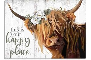 ENIREF Cow Diamond Painting Kits, 5D Diamond Art Kits Full Drill Diamond Painting Kits for Adults Kids Beginner, Painting with Diamond Dots Arts and Crafts for Adults Cow Picture Home Decor 12X 16 inch