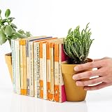 Suck UK Plant Pot Bookends | Quirky Decorative Bookends Set of 2 view 6