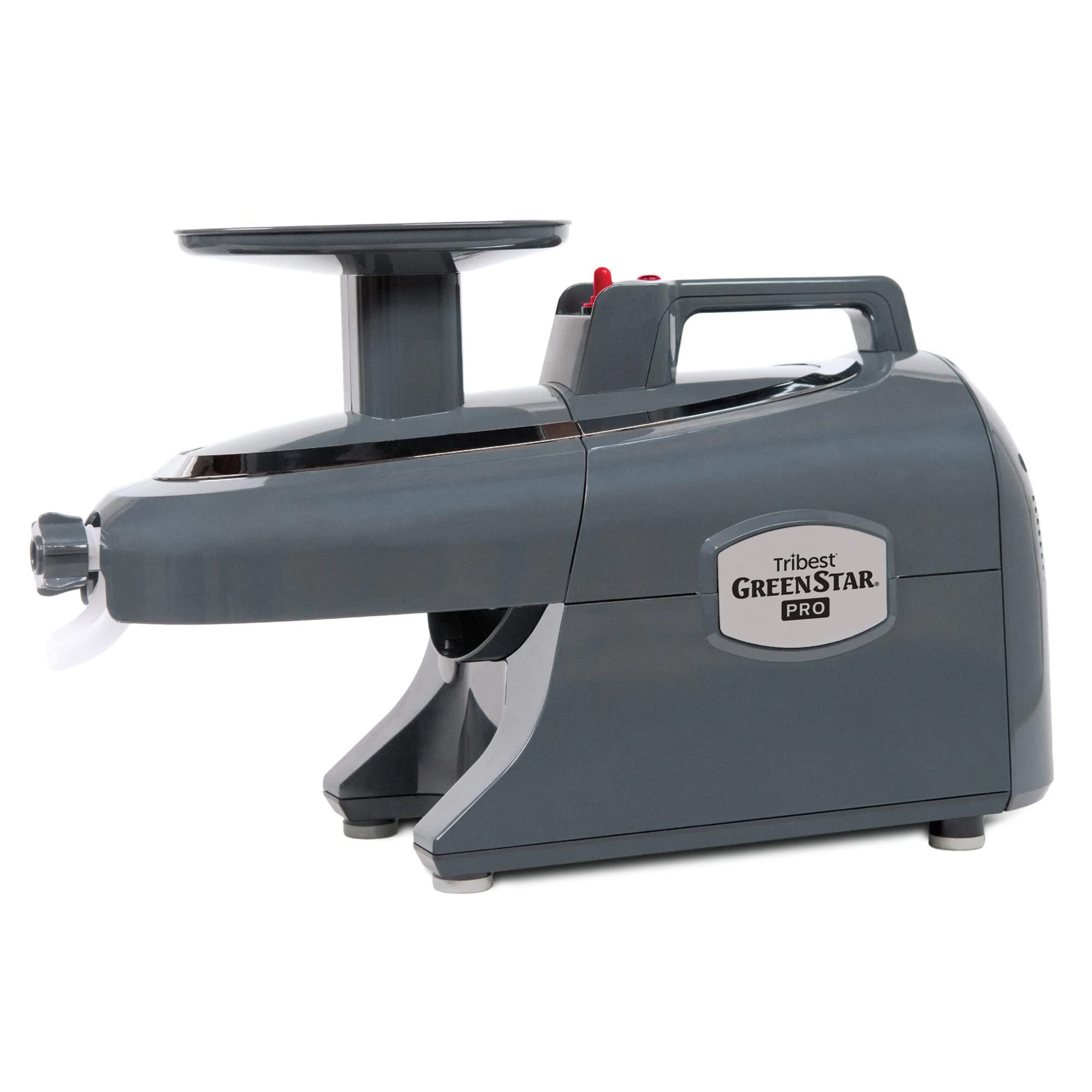 Tribest Greenstar Pro GS-P502-B Pro Jumbo Twin-Gear Cold Press Slow Masticating Juicer (Gray)