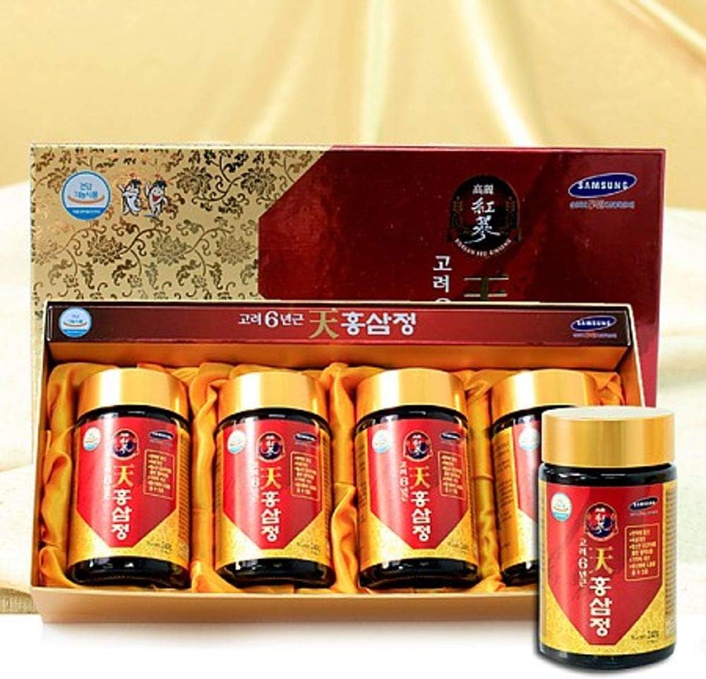 Daehan Hongsam 6 years Cheon Red Ginseng Extract 240g x 4 bottles
