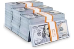 HANSELY 400 Pieces Play Money Set Prop Money Game Money Play Money for Kids