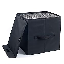 Vinyl Record Storage Box for 12-inch Records Crate