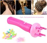 GOTOTOP Automatic Hair Braiding Tool Electric Twister DIY Style Braider Pink view 4