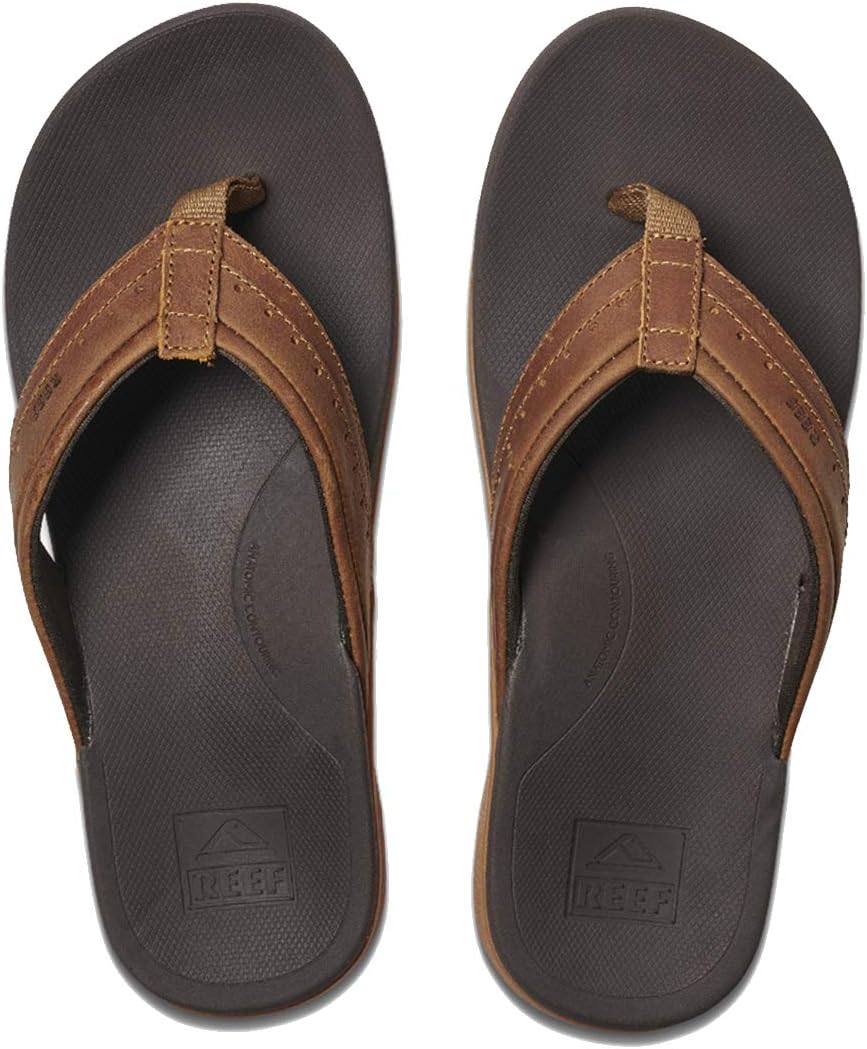 ReefMen's Leather Ortho-Spring Flip-Flop