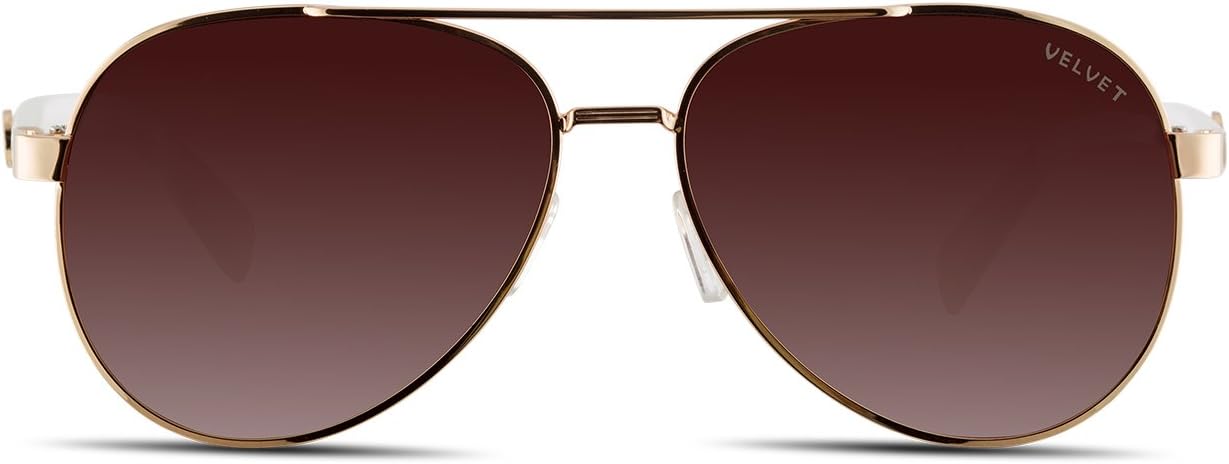Velvet Trends Bonnie | Aviator Metal Frame Women Sunglasses