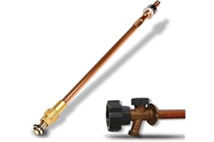 BZUMPERYZ Upgrade Version 123-0093 Stem Assembly for 500 Series Mansfield Style Full-turn Hydrants from 1970 to 2006, 12-inch Overall Length, Prevent Leakage