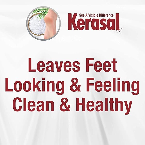 KERASAL FOOT THERAPY SOAK, FOOT SOAK FOR ACHY, TIRED AND DRY FEET, 2 LBS