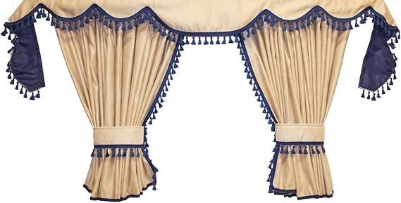 Braun Adomo Lkw Gardinen Passgenau Zum Highline Und Topline In Beige