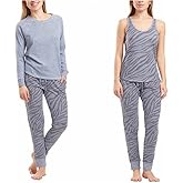 Karen Neuburger Live Love Lounge Ladies' 3-Piece Lounge Set (as1, alpha, xx_l, regular, regular, Blue)