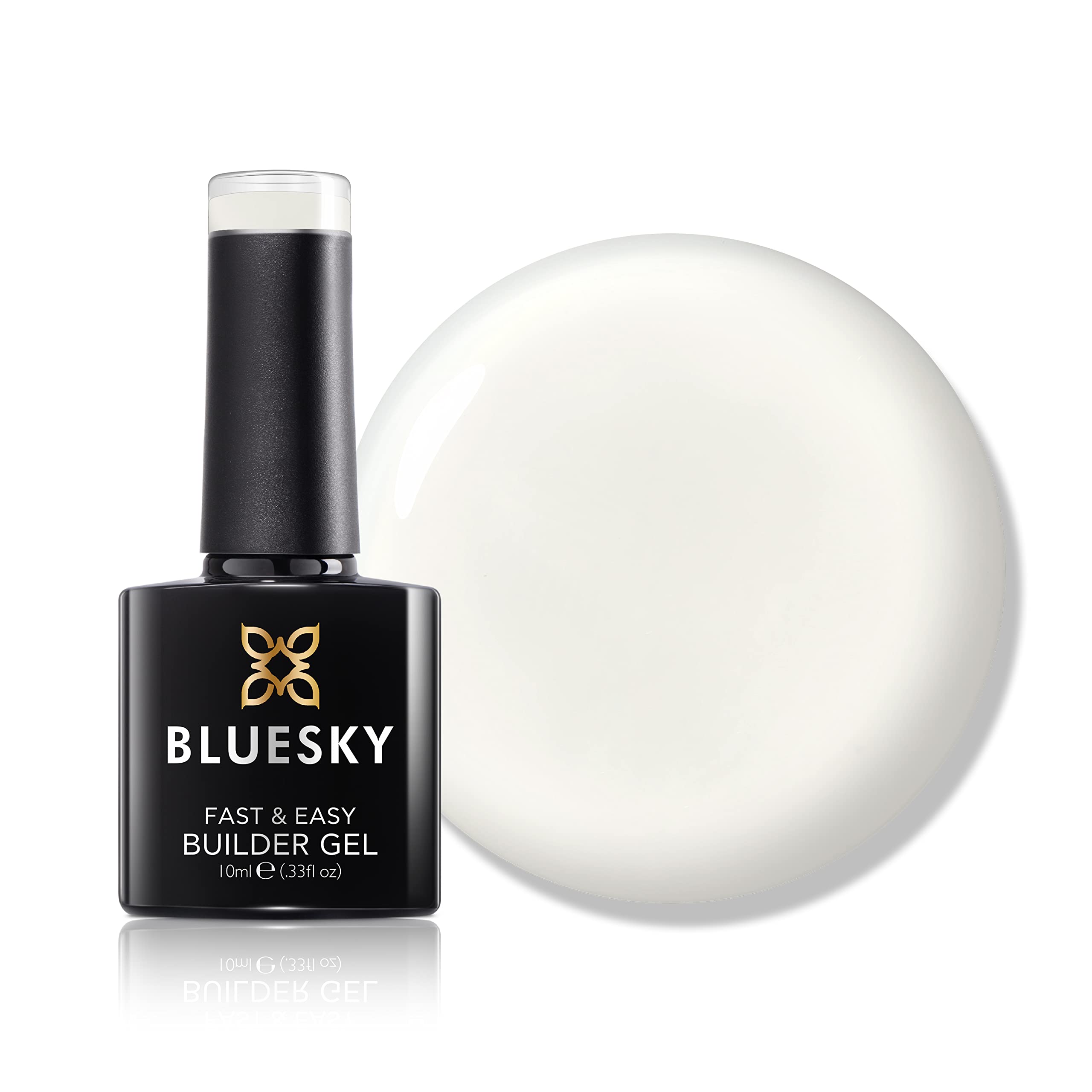 Bluesky All in One Fast & Easy Builder Gel 10ml, Neutral Beauty - White, Nail Strengthener and Extender for Long, Strong Nails & Nail Extensions, Requires Curing Under LED UV Nail Lamp — image 1