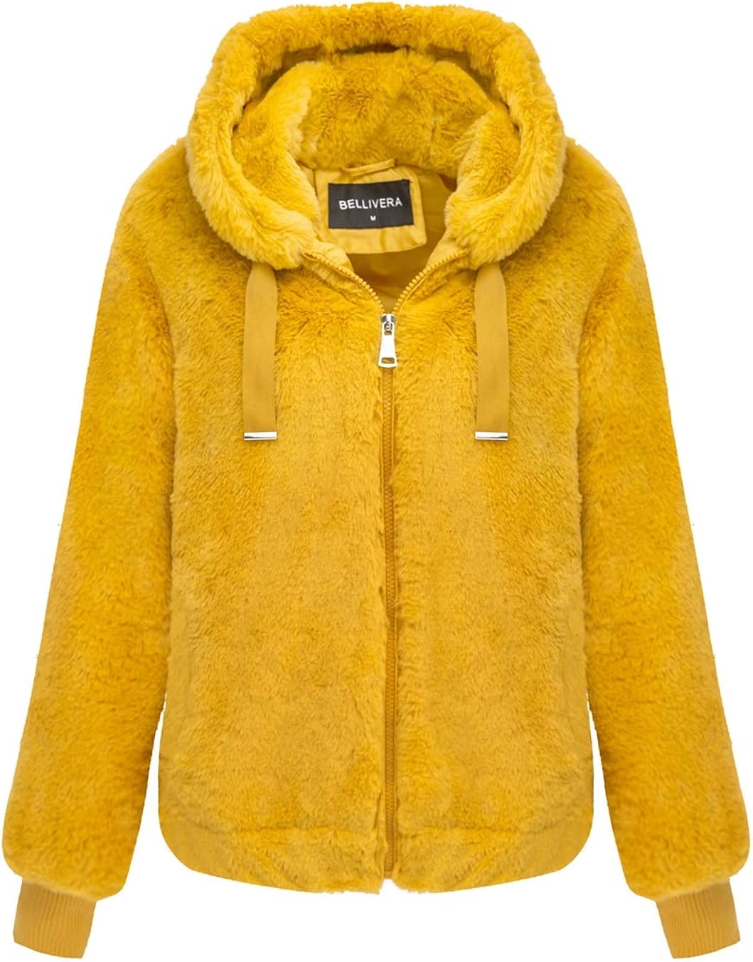 Bellivera Women’s Faux Fur Coat with 2 SideSeam Pockets