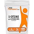 BulkSupplements.com L-Lysine HCl Powder - Amino Acid Lysine - L-Lysine 500mg Powder - Lysine Supplement - L Lysine Powder - L-Lysine for Cats - Lysine for Cats Powder (1 Kilogram - 2.2 lbs)