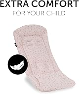 hauck Padded Pushchair Liner Flowers Rose Universal Fit 70 x 37 cm view 4