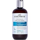 CURLSMITH Frizz Rescue Curl Retainer Medium Hold Gel for Curls (8 oz) | Curly Hair Styling Gel for Frizz Control, Jelly Styler, For All Curl Types, Best for Frizzy Hair, Vegan