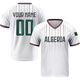RENICOJI Custom Soccer Jersey, Personalized for Kids 3-12Y, Adults XS-3XL | Add Your Name and Number, 100% Polyester Short Sleeve Sports Shirt