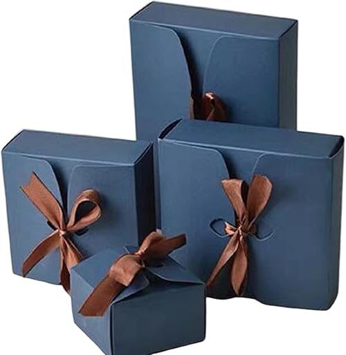 Yuj 30pcs Jewelry Gift Boxes Paper Box Gift Kraft Boxes With Ribbon Wedding Favor Boxes Baby 