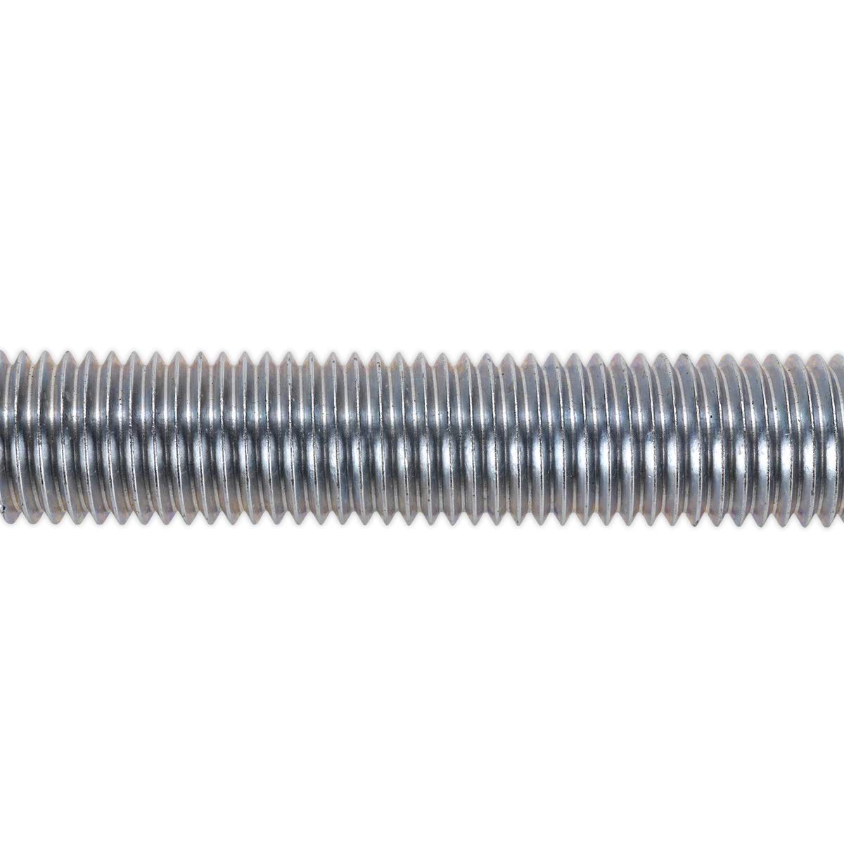 Sealey STUD24 Studding M24 x 1mtr Zinc DIN 975 Pack of 2