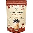 Soeos Boba Pearls, Black Tapioca Pearls 8.8 oz, Black Sugar Flavor Boba Pearls for Bubble Tea, Smoothies & Desserts – Sweet, Chewy, and Ready to Cook