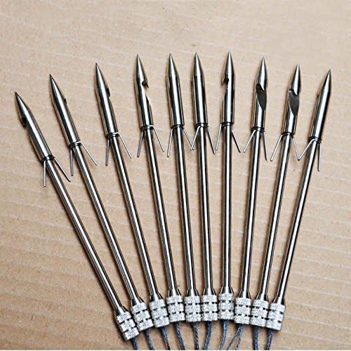 LightingU Steel Fishing Broadheads Arrowheads Darts for Pro Hunting Slingshot Catapult