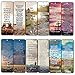 Christian Bookmarks Cards with Popular Inspirational Bible Verses - 6 Unique Designs (Pack of 60) - Bible Scripture Prayer Cards - War Room Décor