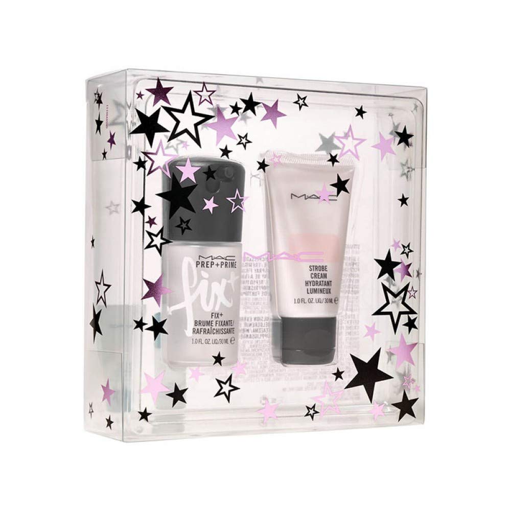M.A.C. STARS OF SKINCARE SET PREP + PRIME FIX+ AND STROBE CREAM SET