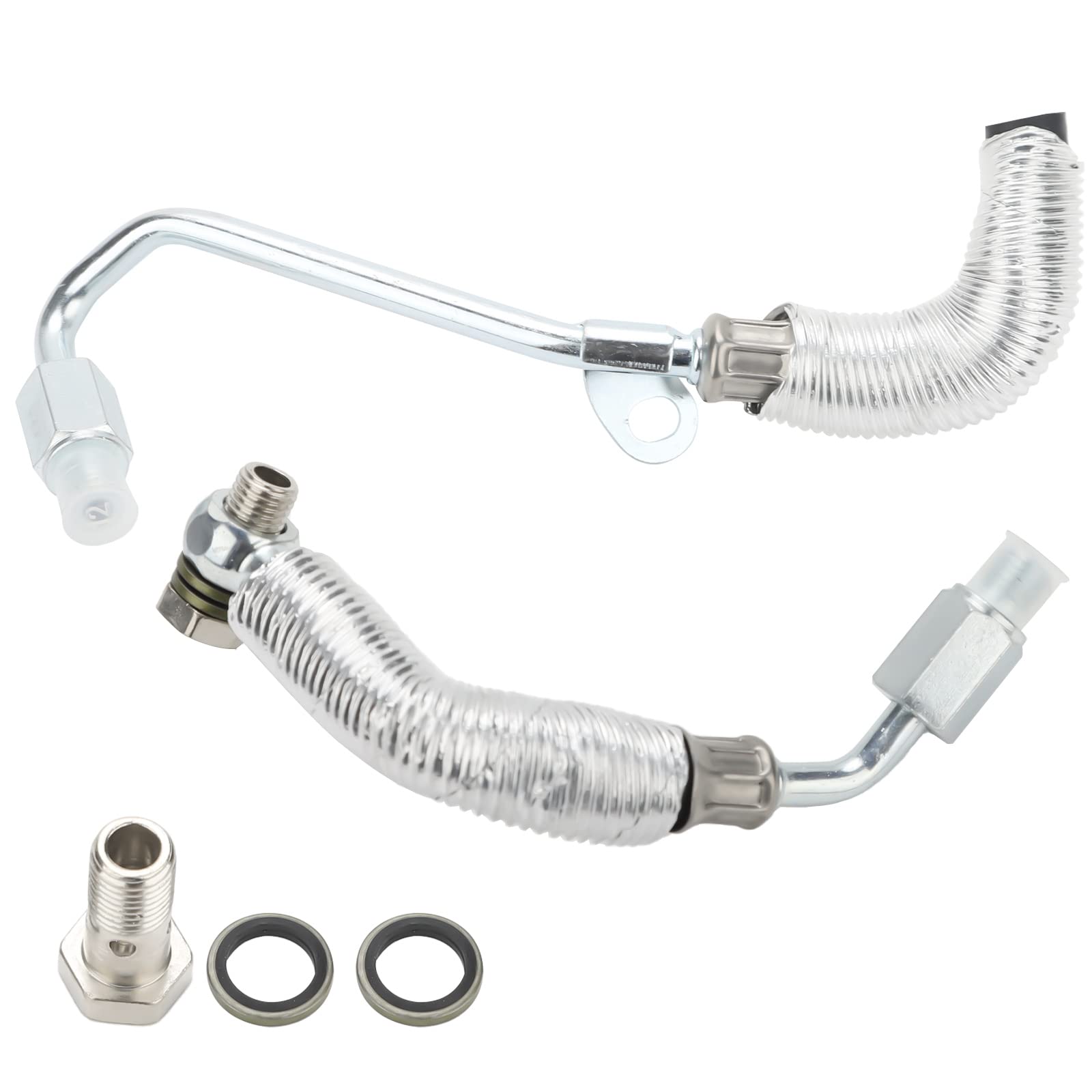 Photo 1 of ZONFANT Turbocharger Cooling Feed Line Pipe And Coolant Return Hose Line Compatible With Chevy Buick Vehicle 2012-2019 Cruze Limited Sonic Trax Encore, Replace#55567067 55568031