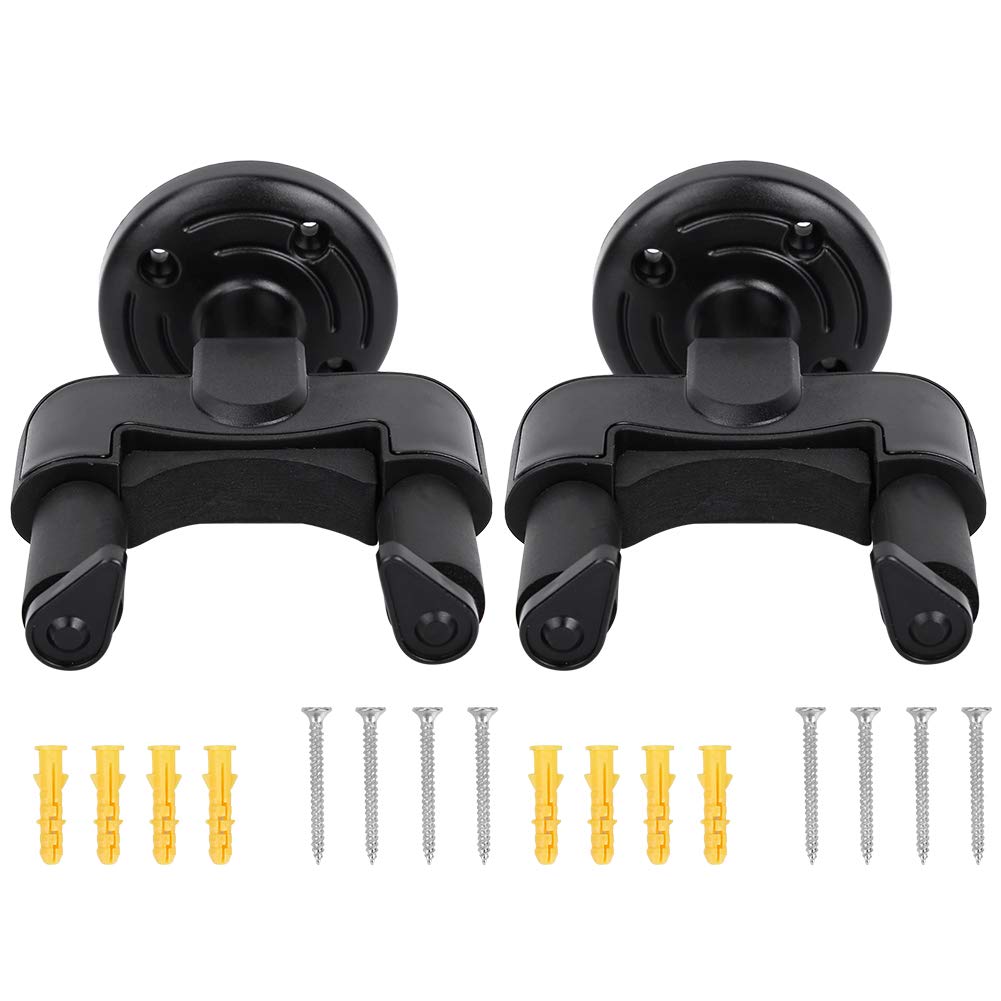 Guitar Display Bracket Hanger, Guitar Wall Mount Hanger Guitar Mount Hook for Bass Mandolin Banjo Violin Accessories (2Pcs ABS), Playing Accessories,Stands, stools, Covers