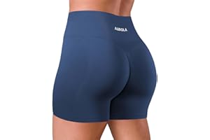 AUROLA Dream Tie Dye Workout Shorts for Women Seamless Scrunch Soft Active Shorts