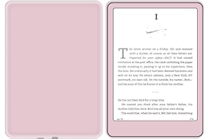 DAUROTA Sticker Skin Decal for Kindle, Full Wrap Protective Vinyl Sticker for Kindle Paperwhite (12th Generation) and Colorsoft Signature (2024 Release)-Pink