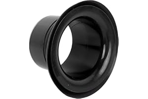 FOCKETY Bass Drum Enhancer, HI FI Sound Quality Sturdy ABS Plastics Bass Drum Kick Enhancer Easy to Install Bass Drum Head with Port Hole Protector for Stage Performances (WP06 Black)
