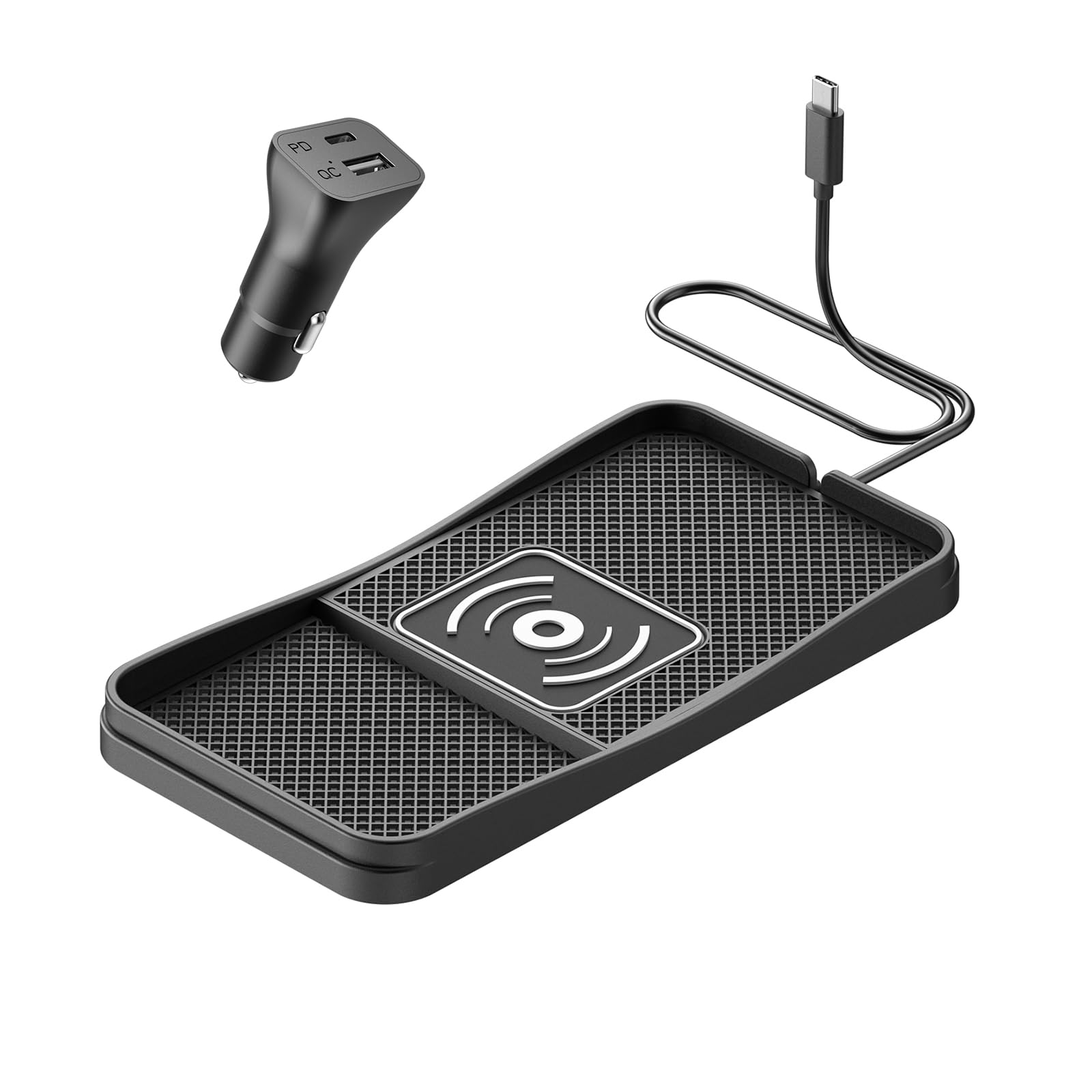 Photo 1 of Wireless car Charger Charging pad 15W Fast Wireless Phone Charger Non Slip FastCharger for car Cell Phone Cordless Charging mat Compatible with iPhone 16/15/14/13/12 Pro Max,Samsung S23 S22 S20(S13)