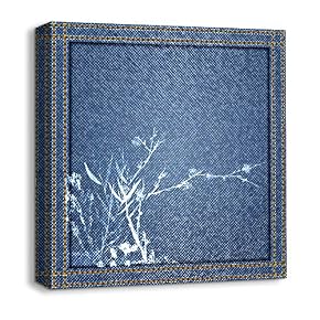 Canvas Wall Art Beautiful Jeans Fabric...