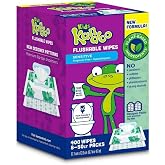 Kandoo Flushable Cleansing Wipes for Babies and Kids, Refill, Sensitive, 400 Count