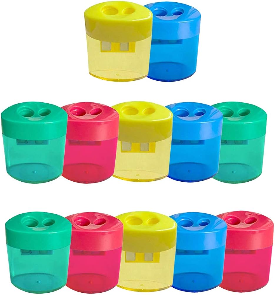 Neivi Manual Pencil Sharpener Bulk Miniature Plastic Pencil Sharpener 2