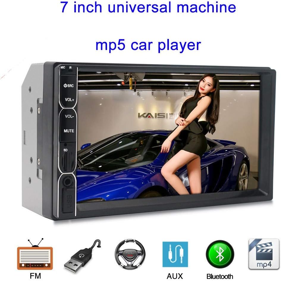 COKECO Android 8.0 Double Din Car Stereo 7 inch Universal Machine Navigation MP5 car reversing Image DVD All-in-one car Navigator