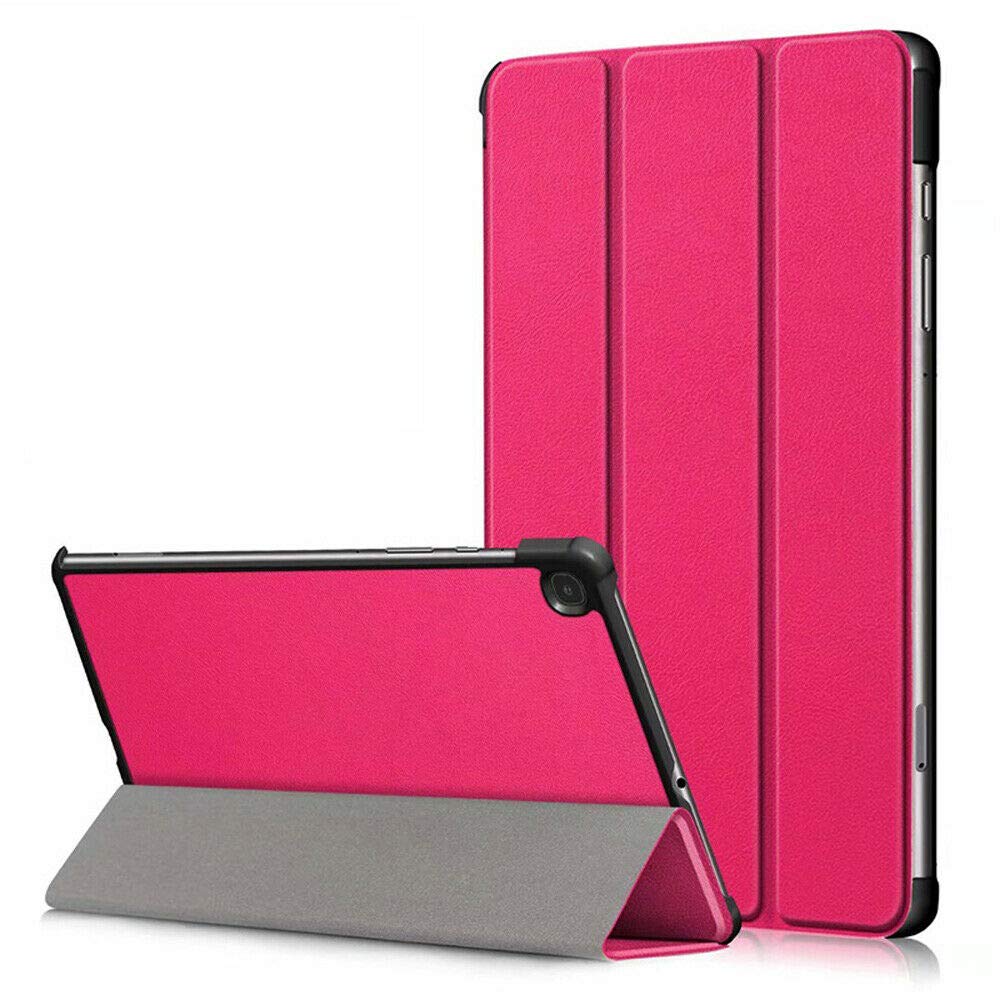 for Samsung Galaxy Tab S6 Lite 10.4 (2024/2022/2020) Smart Case P610 P615 P613 P619 P620 P625 Magnetic Stand with Sleep/Wake Function (Pink)