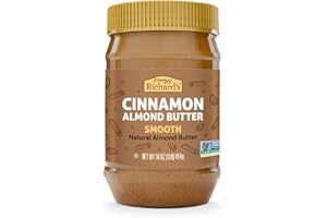 Crazy Richard's Cinnamon Almond Butter with Just Four Simple Ingredients (16 Ounce, Pack of 1)